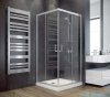 Besco Modern kabina kwadratowa 80x80x185cm mrożone